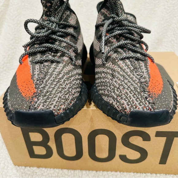 Adidas Yeezy Boost 350 V2 Carbel/Stegry HQ7045 - Men's Size 9 - Picture 8 of 9